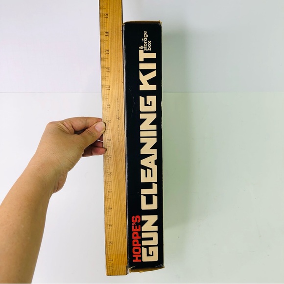 Hoppe's 9 Universal Rifle Shotgun Blackpower Hand Gun Cleaning Kit storage Box - Picture 2 of 9